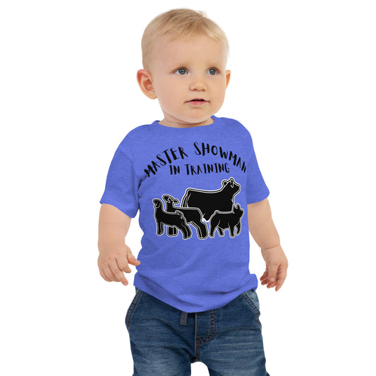 Master Showman in Training - Baby Jersey Short Sleeve Tee