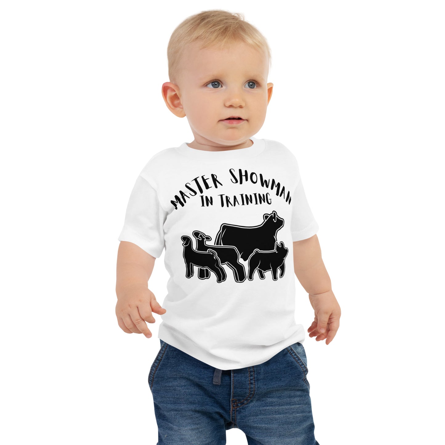 Master Showman in Training - Baby Jersey Short Sleeve Tee