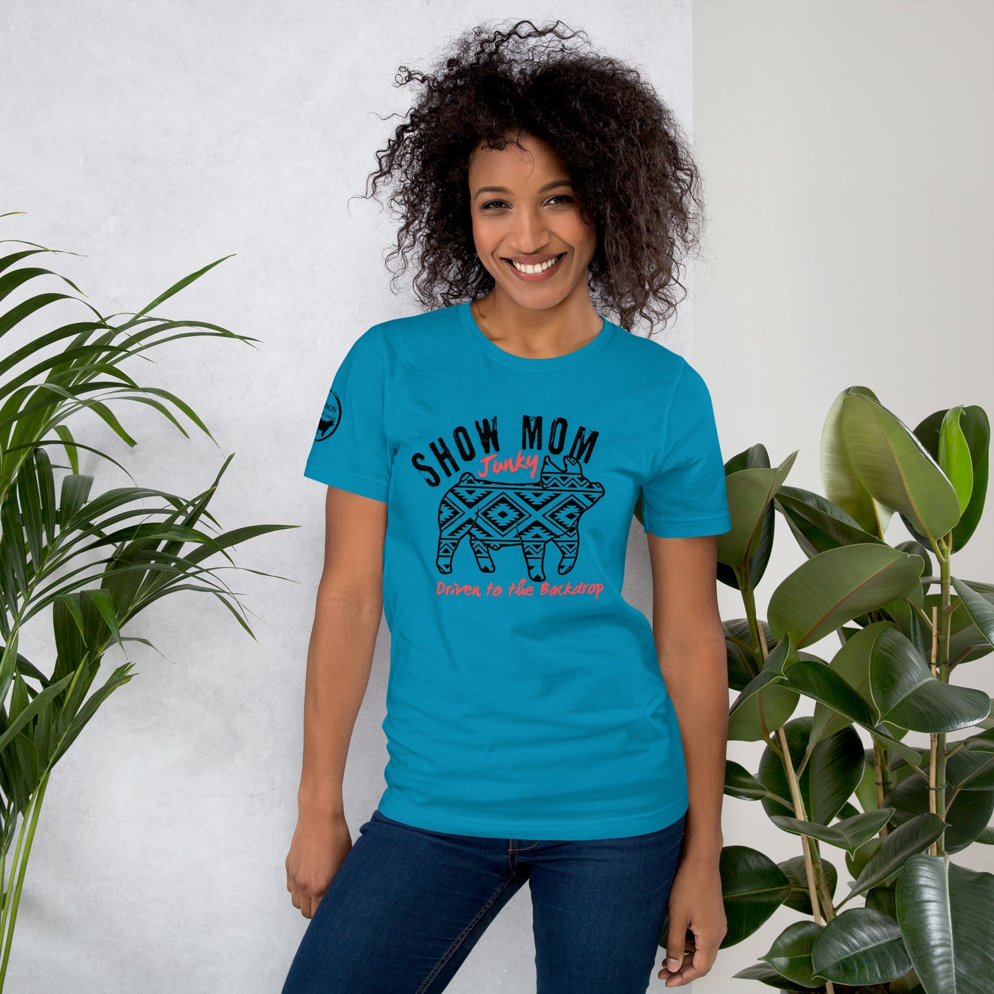 Pig Show mom Junky Unisex t-shirt