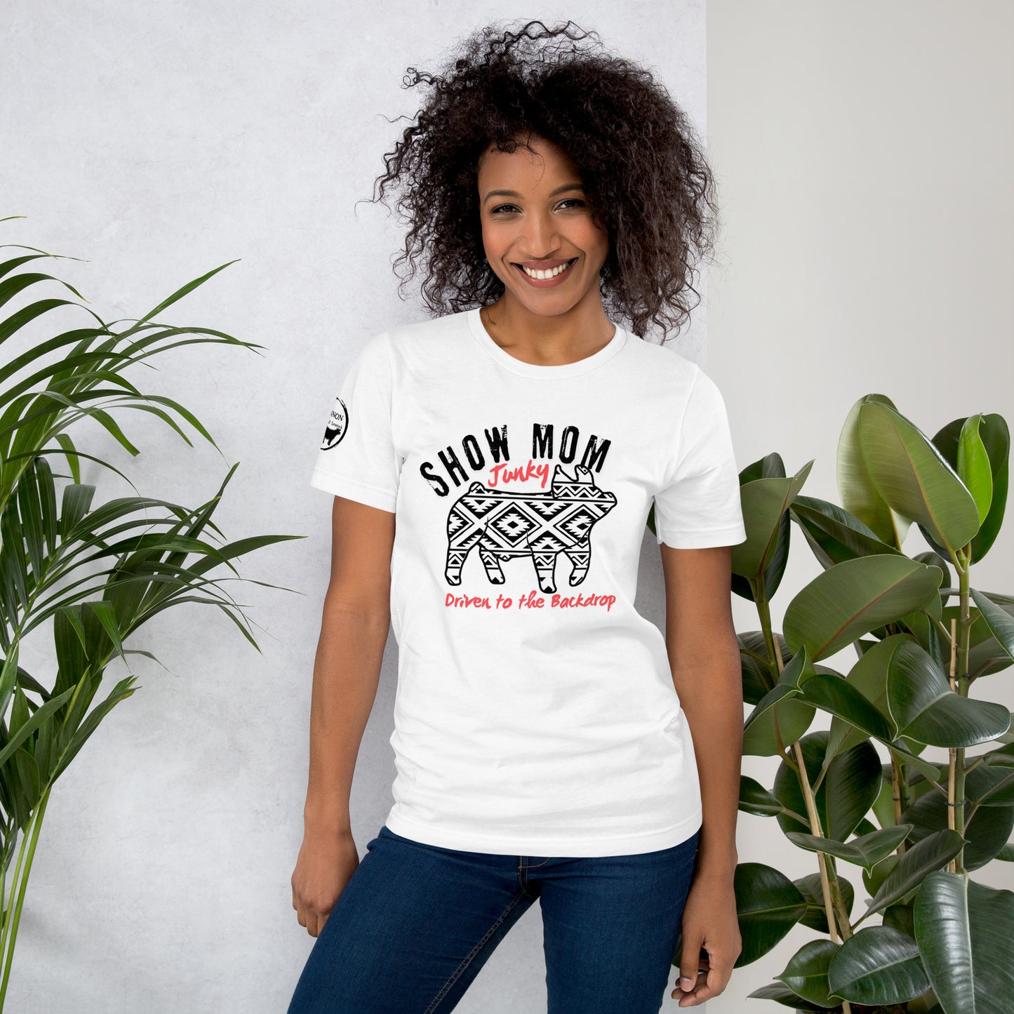 Pig Show mom Junky Unisex t-shirt